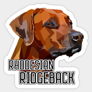 Rhodesian Ridgeback Dog Sticker